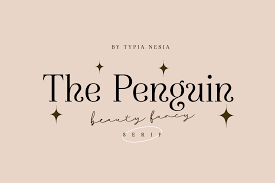 The Penguin Font preview